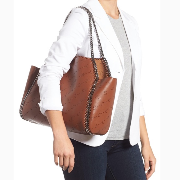 Stella McCartney Handbags - NWT STELLA MCCARTNEY MEDIUM FALABELLA LOGO TOTE